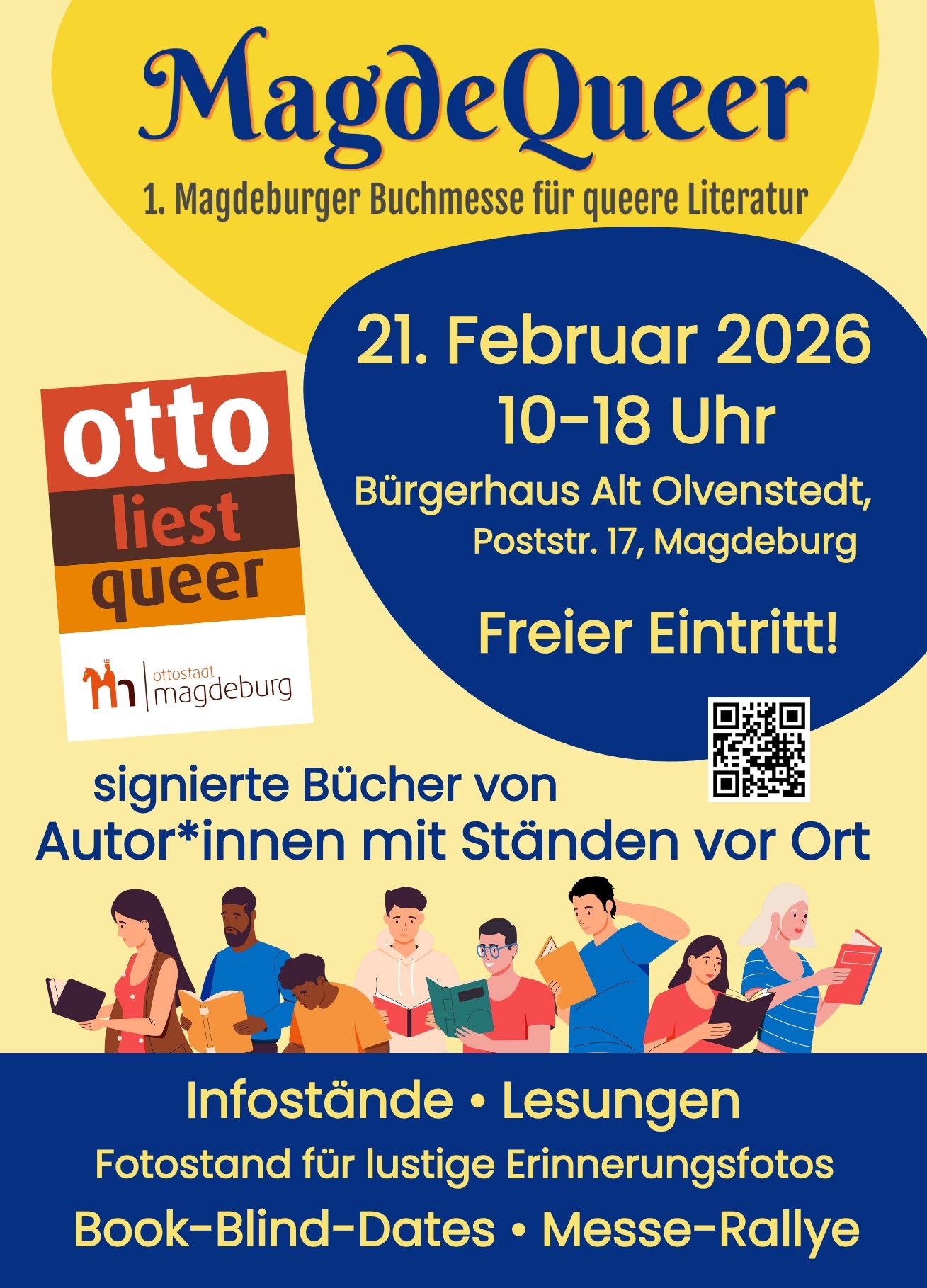 Flyer der MagdeQueer 2026